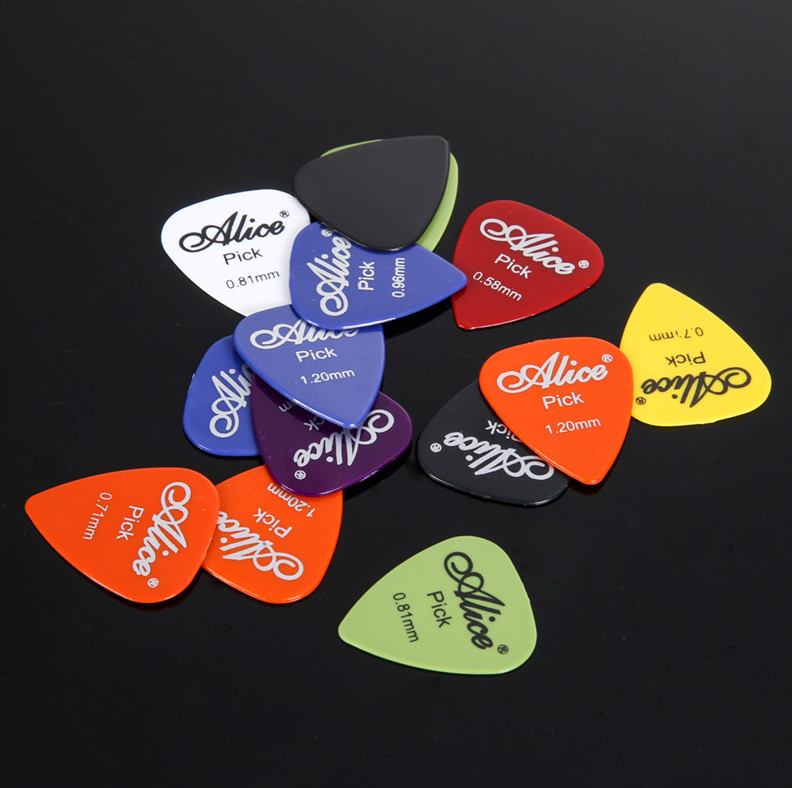 Electric Guitar Pick Acoustic Music Picks Plectrum 0.58/0.71/0.81/0.96/1.20/1.50mm Thickness Guitar 50Pcs/Set  Accessories GYH E-554