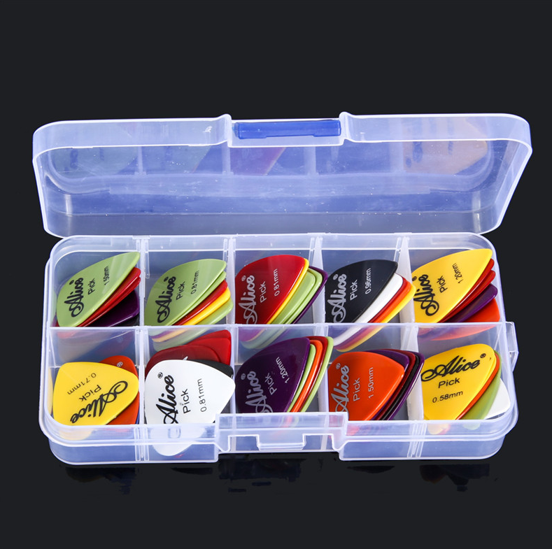 Electric Guitar Pick Acoustic Music Picks Plectrum 0.58/0.71/0.81/0.96/1.20/1.50mm Thickness Guitar 50Pcs/Set  Accessories GYH E-554