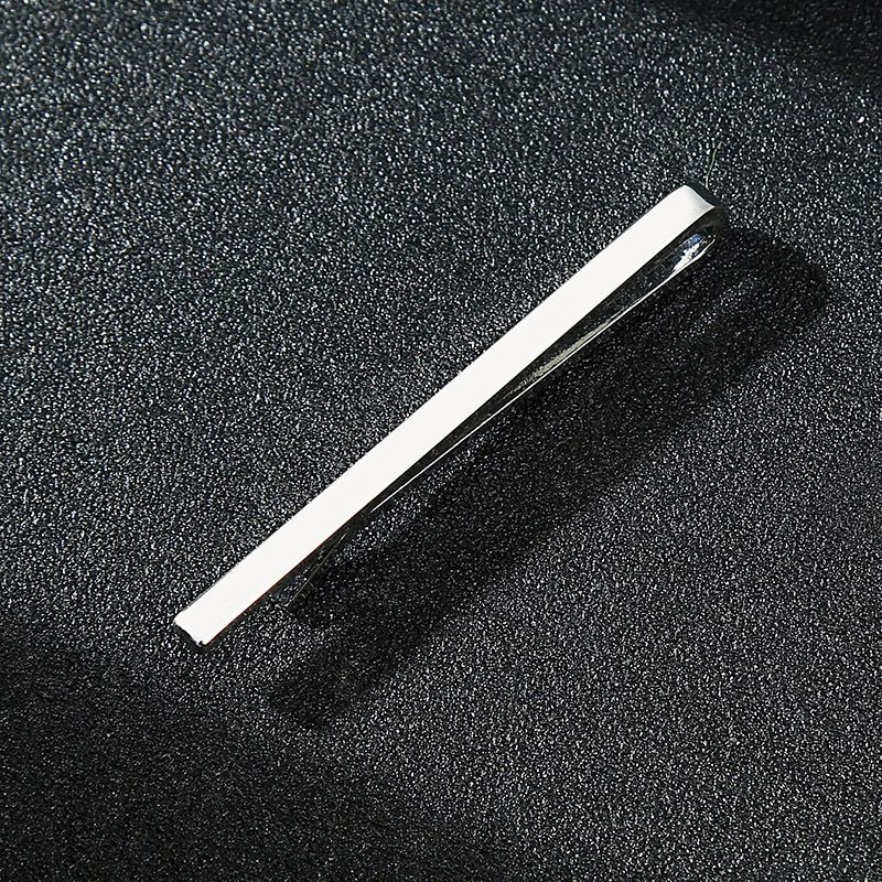 New Simple Fashion Men's Tie Clip Metal Tone Simple Bar Buckle Practical Tie Buckle Men's Gift Tie Pin A-1765