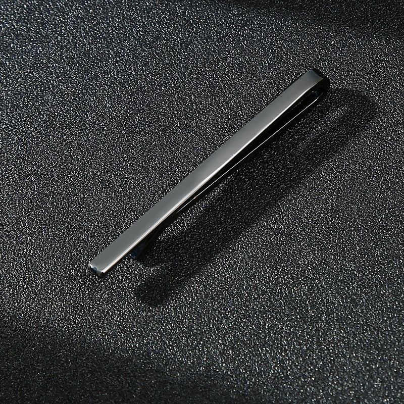 New Simple Fashion Men's Tie Clip Metal Tone Simple Bar Buckle Practical Tie Buckle Men's Gift Tie Pin A-1765