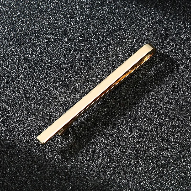 New Simple Fashion Men's Tie Clip Metal Tone Simple Bar Buckle Practical Tie Buckle Men's Gift Tie Pin A-1765