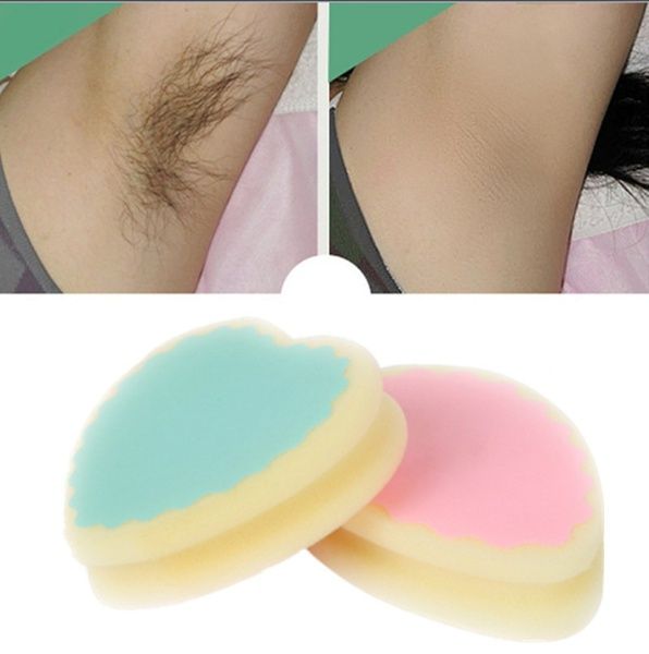 Hot Sale Magic Painless Hair Removal Depilation Sponge Pad Remove Hair Remover Effective C--40