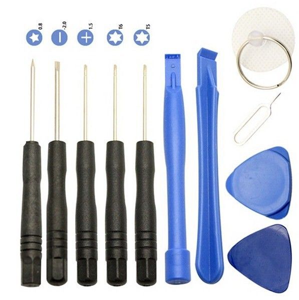Professional 11 in 1 Cell Phones Opening Pry Repair Tool Kits Smartphone Screwdrivers Tool Set For iPhone Samsung HTC Moto Sony C-59-3