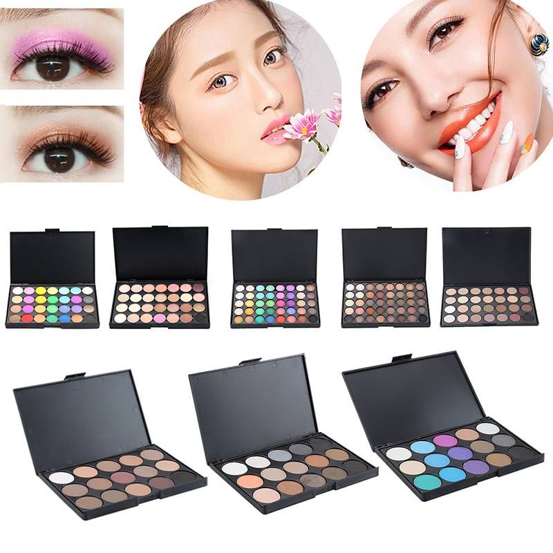 40 Colors Matte Eyeshadow Palette Makeup Diamond Shimmer with Eye Primer Luminous Shadow Festival Gift Paleta De  B2-150-4