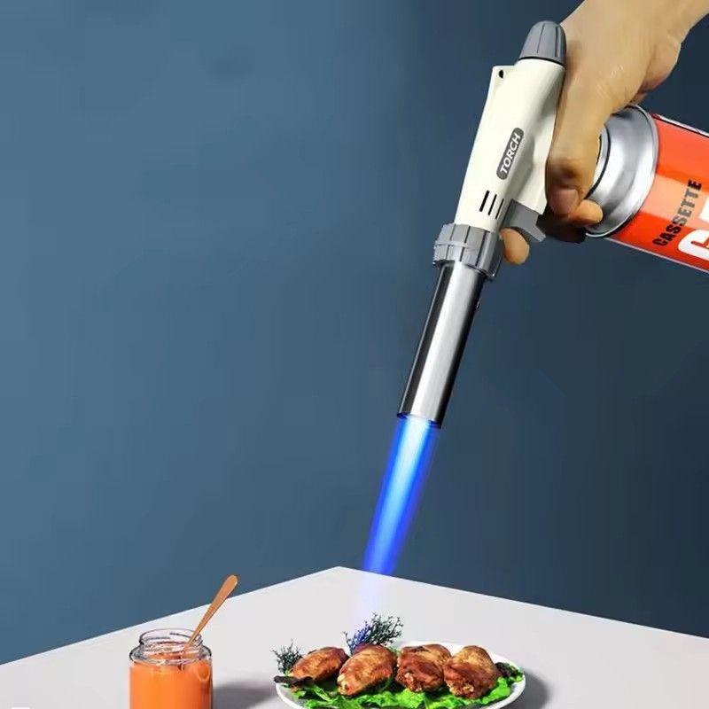 Gas Burner Welding Torch Flame Gun High Temperature Brass Copper Gas Torch Blowtorch Brazing Solder Propane Welding Plumbing