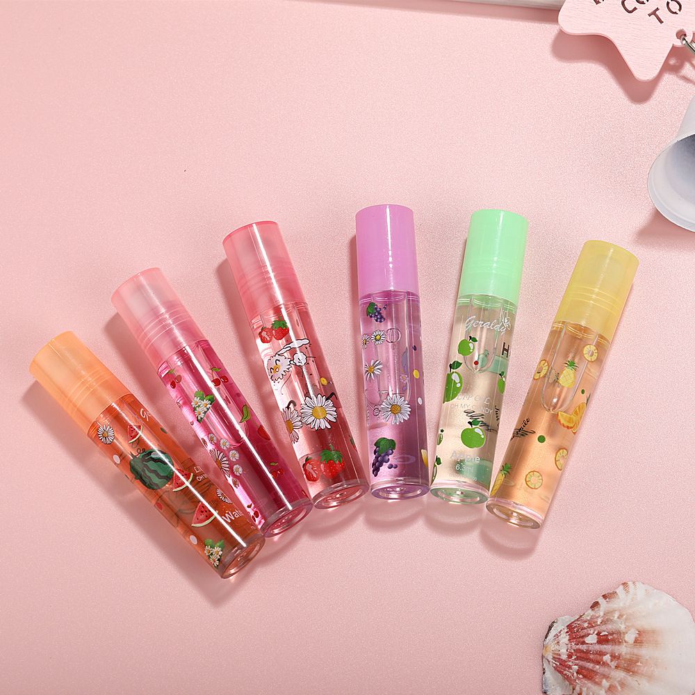 Mirror Lipstick With Water Lip Gloss Transparent Glass Liquid Oil 6 Colors Random Moisturizing B2-811