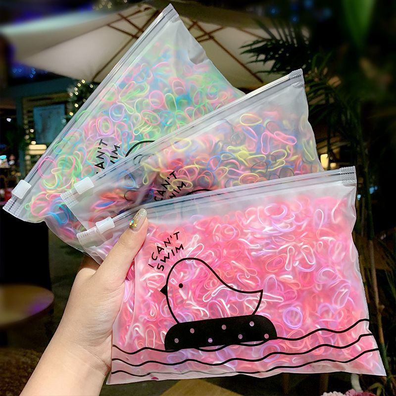 1000pcs/Pack Girls Colorful Small Disposable Rubber Bands Gum For Ponytail Holder Elastic Hair Bands Fashion Hair Accessories A-479