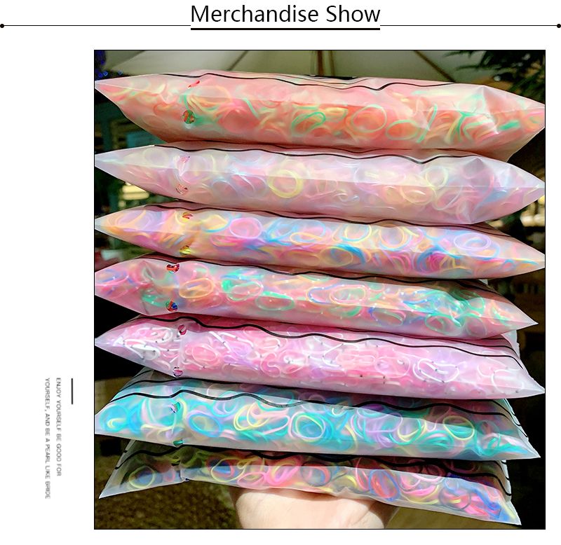 1000pcs/Pack Girls Colorful Small Disposable Rubber Bands Gum For Ponytail Holder Elastic Hair Bands Fashion Hair Accessories A-479