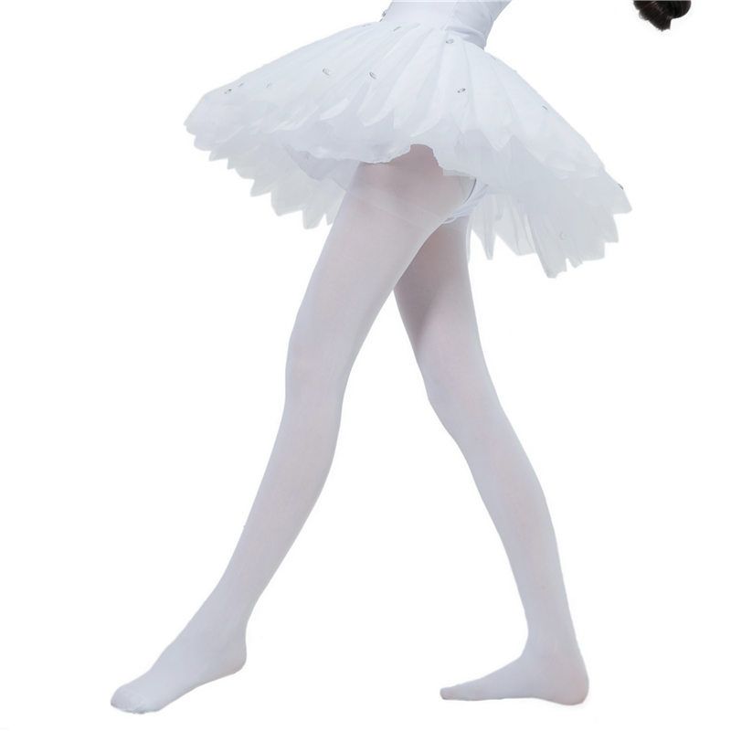 awaii Children Solid Girls Ballet Dance Tights Velvet Pantyhose Kids Knee High Socks Princess Soft Stockings High Quality F3--39