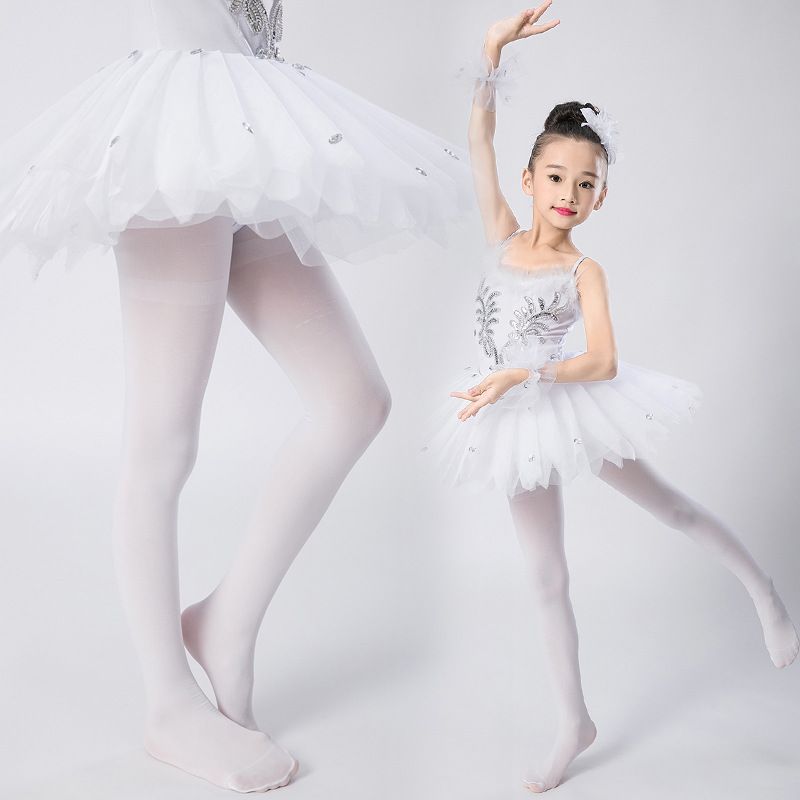 awaii Children Solid Girls Ballet Dance Tights Velvet Pantyhose Kids Knee High Socks Princess Soft Stockings High Quality F3--39