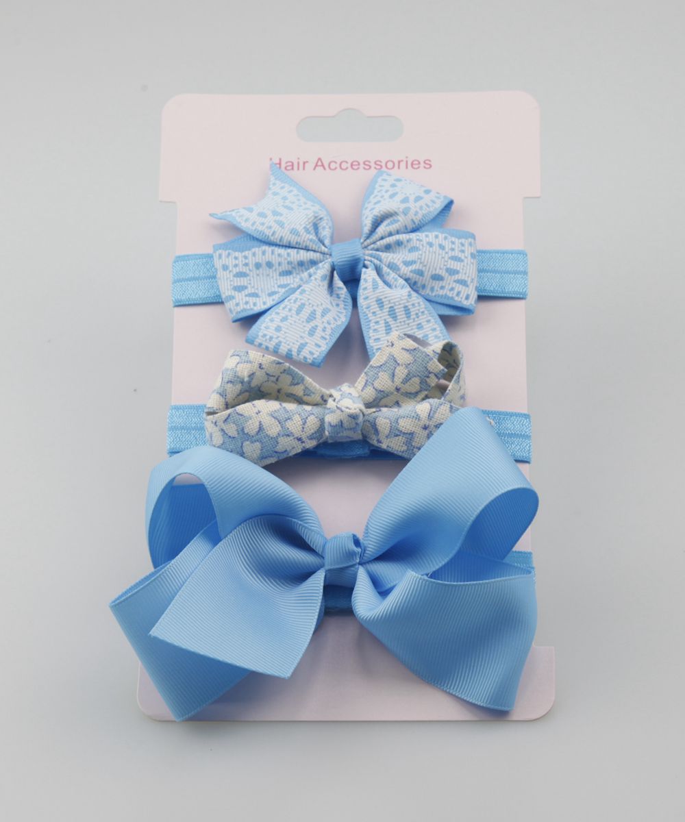 Girl Elastic Flower Headband Rubber Children Baby Nice Hair Rubber Headwear Skinny Stretchy Bowknot Flower Hair Band M--17
