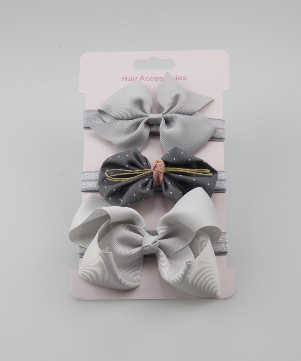 Girl Elastic Flower Headband Rubber Children Baby Nice Hair Rubber Headwear Skinny Stretchy Bowknot Flower Hair Band M--17