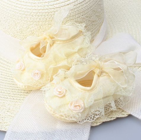 Wonderful!0-12M Baby New Born Girls Shoes Toddler Baby Soft Sole Slip Shoes Female Baby Lace Bow Princess Pink Shoes 鞋-3