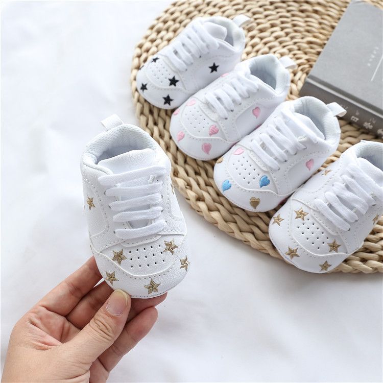 Casual Baby Shoes Baby Girls Baby Bed Shoes Cute Soft Soles Prewalker Sneakers Walking Shoes Toddler First Walker