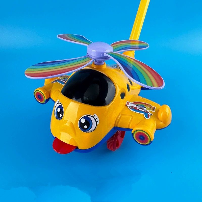 Baby Walker Toy Hand Push Toddler Toy Plane Car Toy Push Along Walking Toy for Kids Children Boys Girls Outdoor