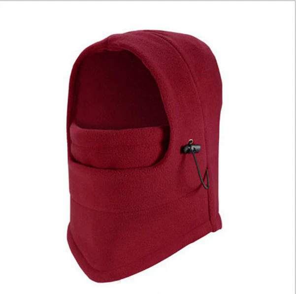 Nueva moda gorro cálido invierno hombres mujeres sombreros impermeable térmico polar pasamontañas sombrero con capucha calentador de cuello senderismo bufandas sombreros