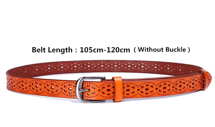 New Women Fashion Wide Genuine Leather Belt Woman Without Drilling Luxury Jeans Belts Female Top Quality Straps Ceinture Femme