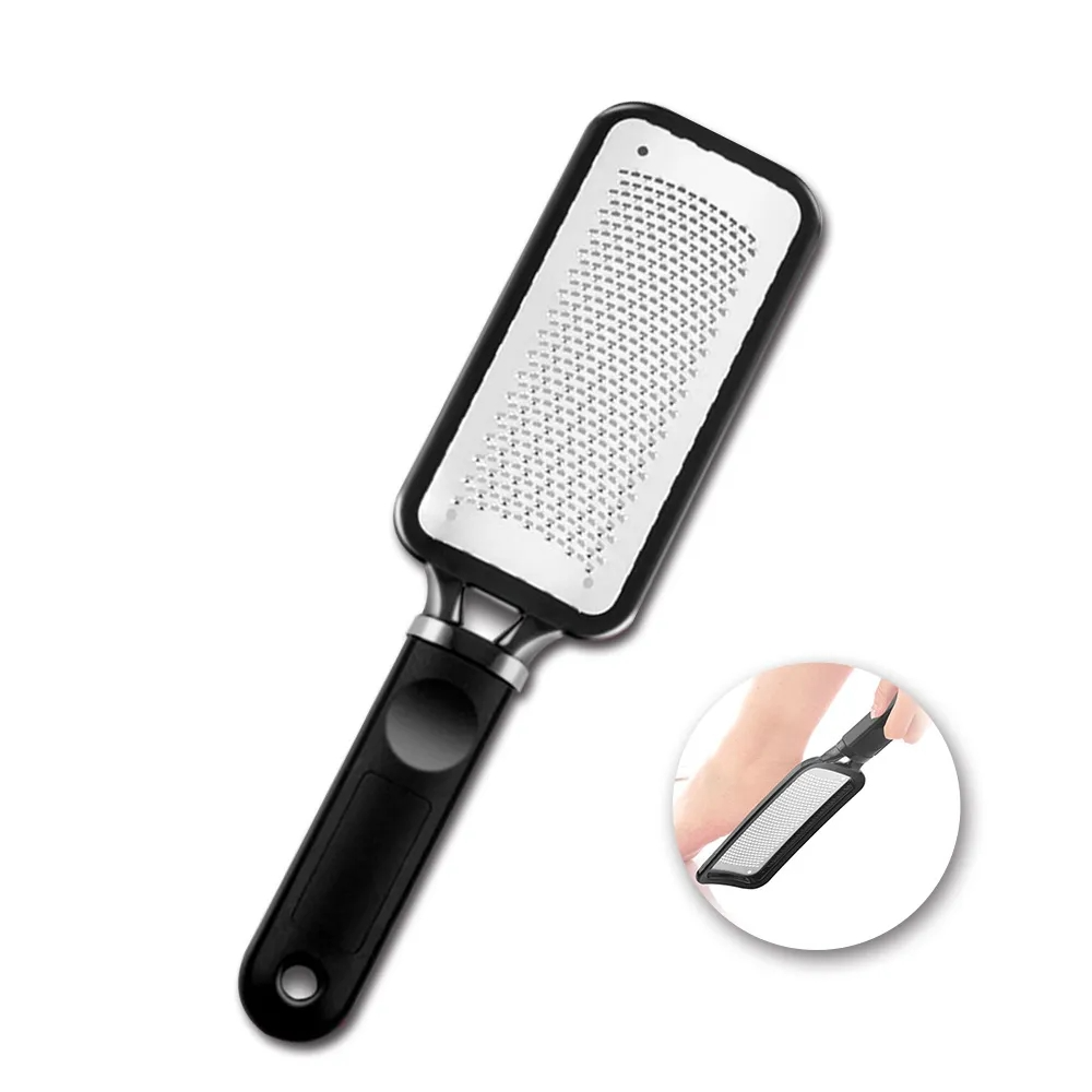 Large Foot Rasp Scrubber Grater Dry Rough Dead Skin Callus Remover Scraper Pedicure Foot File Tools Black Color