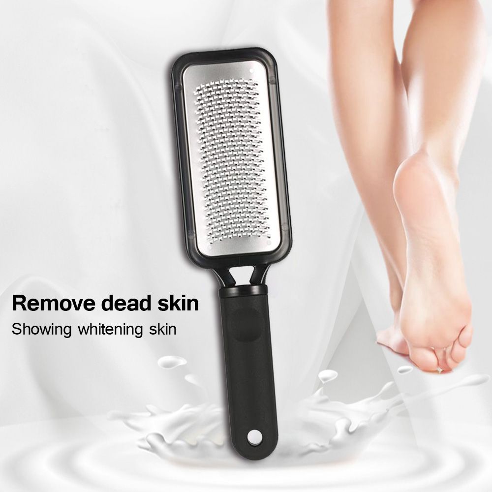 Large Foot Rasp Scrubber Grater Dry Rough Dead Skin Callus Remover Scraper Pedicure Foot File Tools Black Color