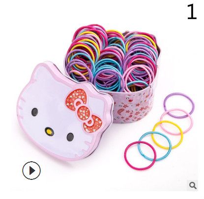Children's rubber band does not hurt the girl's head rope baby hair accessories hair band rubber band little girl headdress E-313
