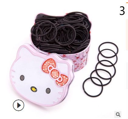 Children's rubber band does not hurt the girl's head rope baby hair accessories hair band rubber band little girl headdress E-313