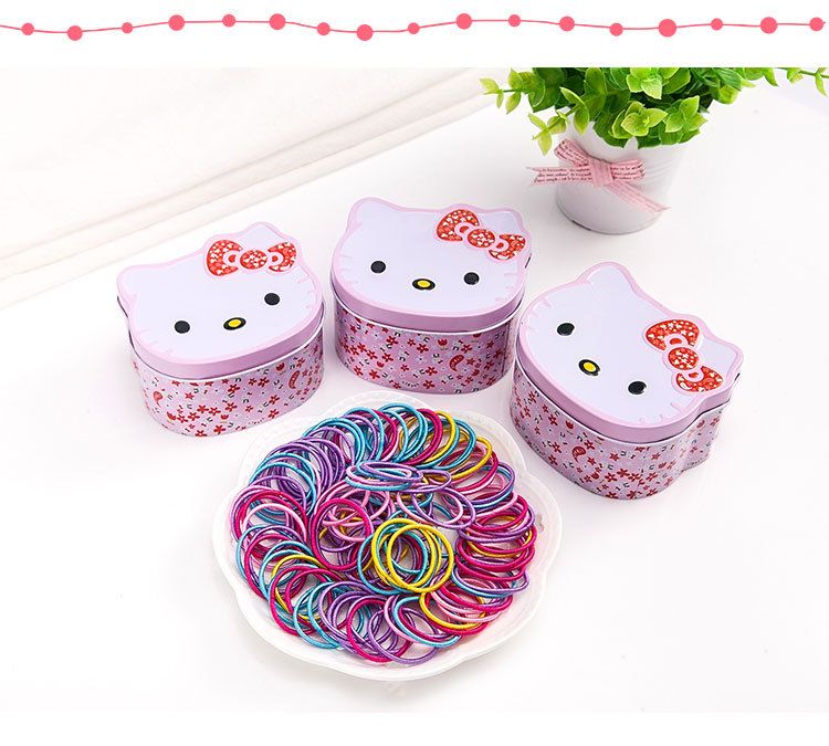 Children's rubber band does not hurt the girl's head rope baby hair accessories hair band rubber band little girl headdress E-313