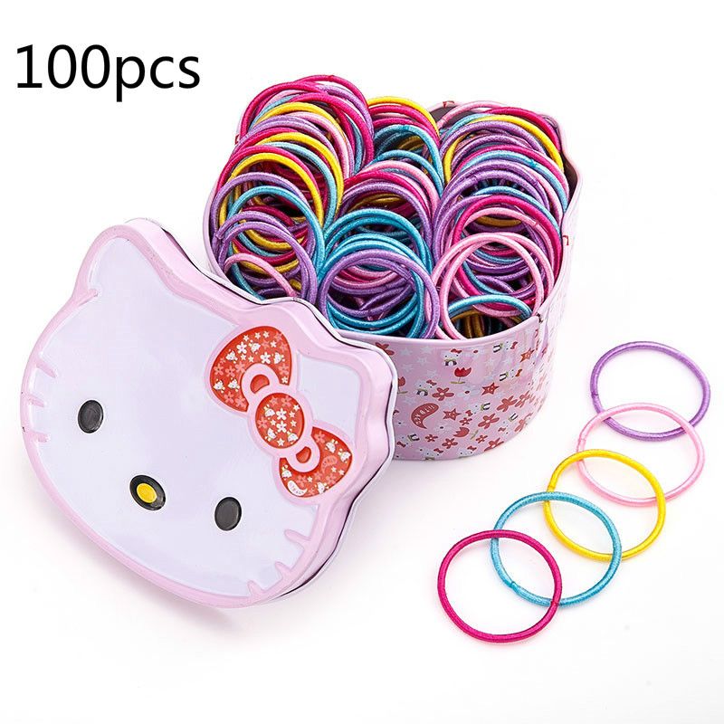 Children's rubber band does not hurt the girl's head rope baby hair accessories hair band rubber band little girl headdress E-313