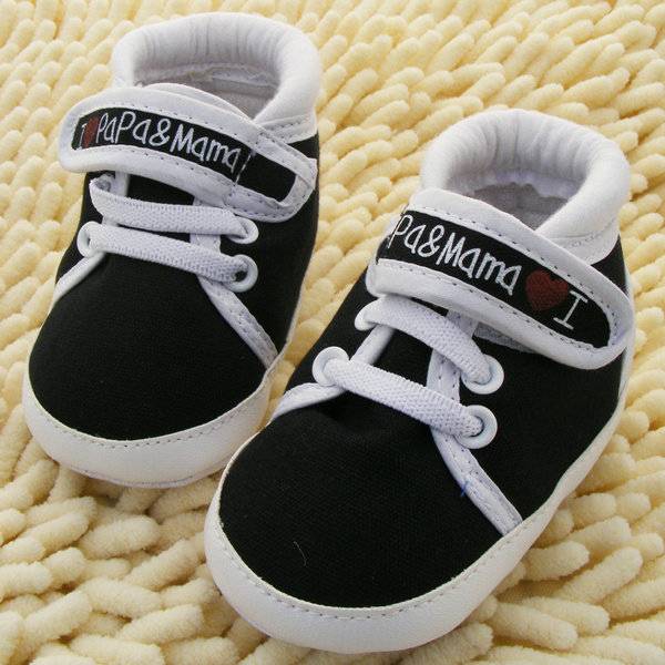 0-12M Toddler Newborn Shoes Baby Infant Kids Boy Girl Soft Sole Canvas Sneaker