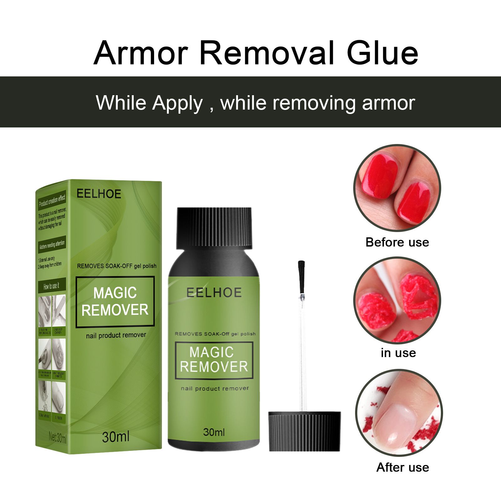 Burst Remover Gel Nail Polish Remover Quick Aluminum Yogurt Foil Off Varnishes Base Top Coat Uv Gel Nail Art Tool Cleaner B2-866