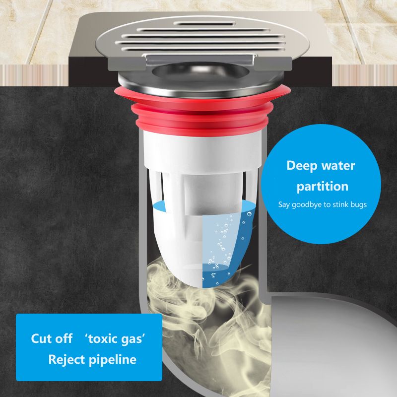 Deodorant Drainage Core Toilet Floor Drain Inner Core Sewer Pest Control Silicone Deodorant Human Seal Odorless T-116