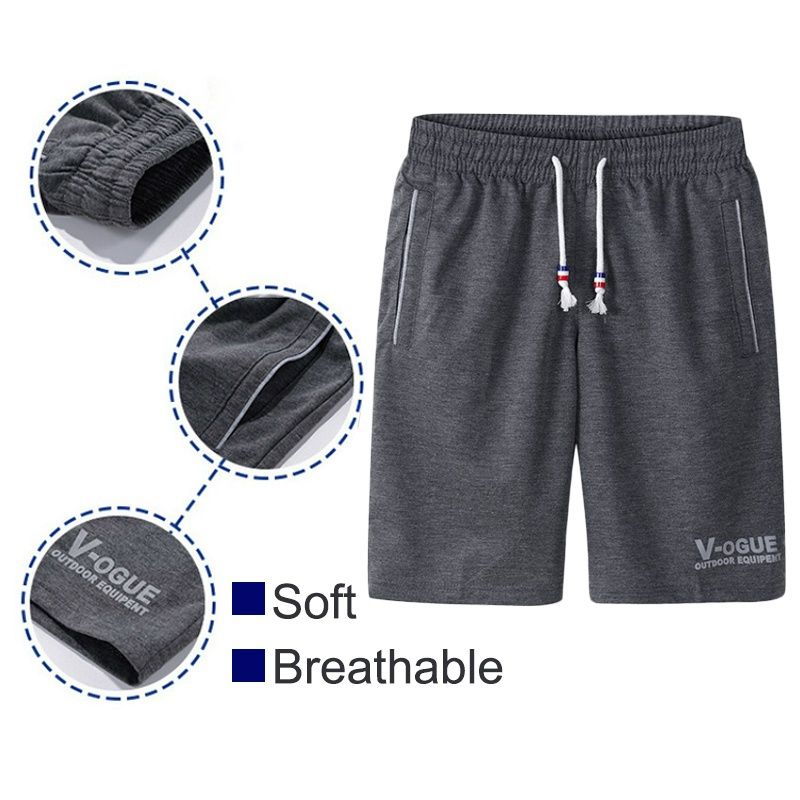 Shorts men's summer sports five-point pants loose breathable quick-drying men's shorts big pants basketball casual beach pants