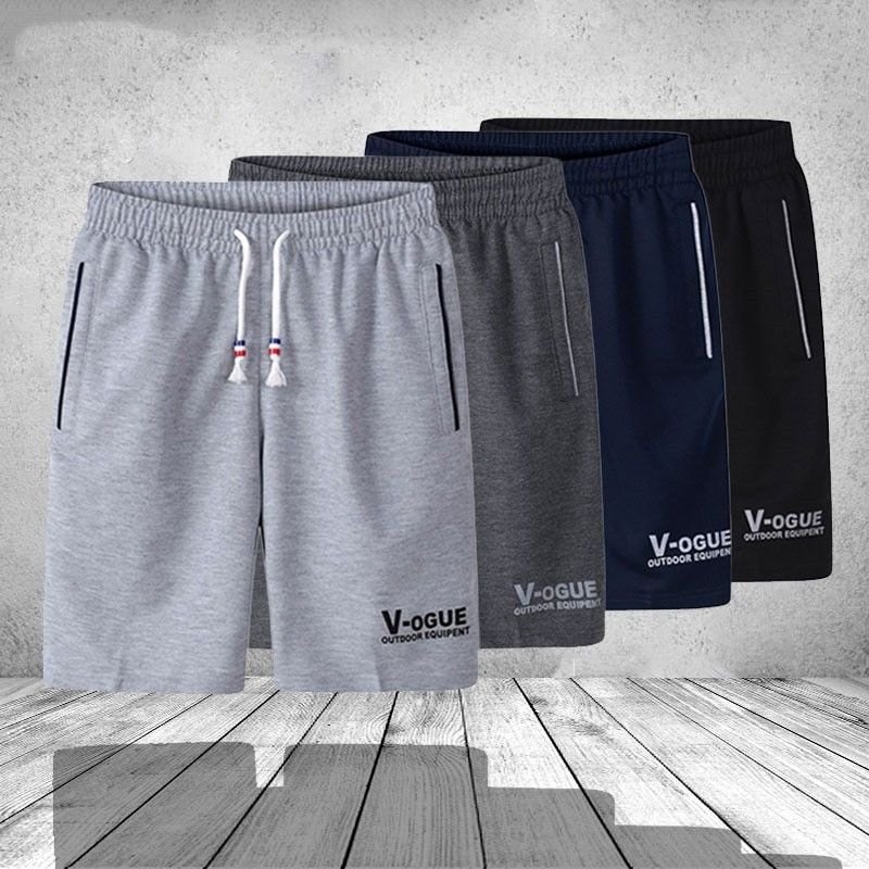 Shorts men's summer sports five-point pants loose breathable quick-drying men's shorts big pants basketball casual beach pants
