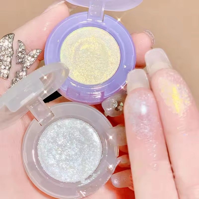 XIXI Monochrome Eyeshadow Palette Discoloration Eyeshadow Highlighter Sequins Waterproof Lasting Eyes Makeup Pigments
