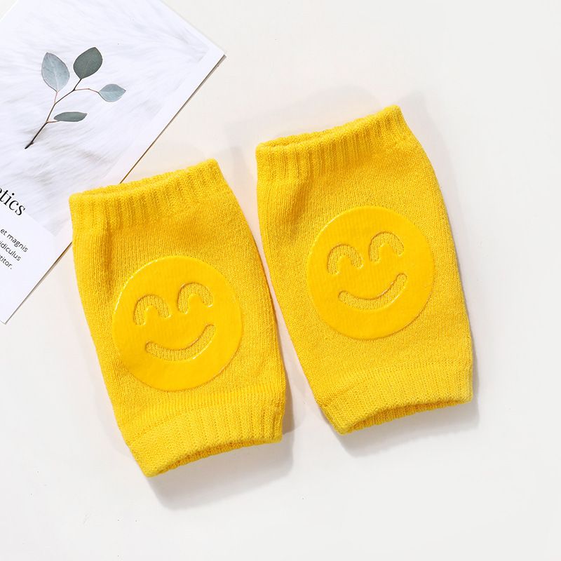 Kids Non Slip Crawling Elbow Infants Toddlers Baby Accessories Smile Knee Pads Protector Safety Kneepad Leg Warmer Girls Boys F3-56