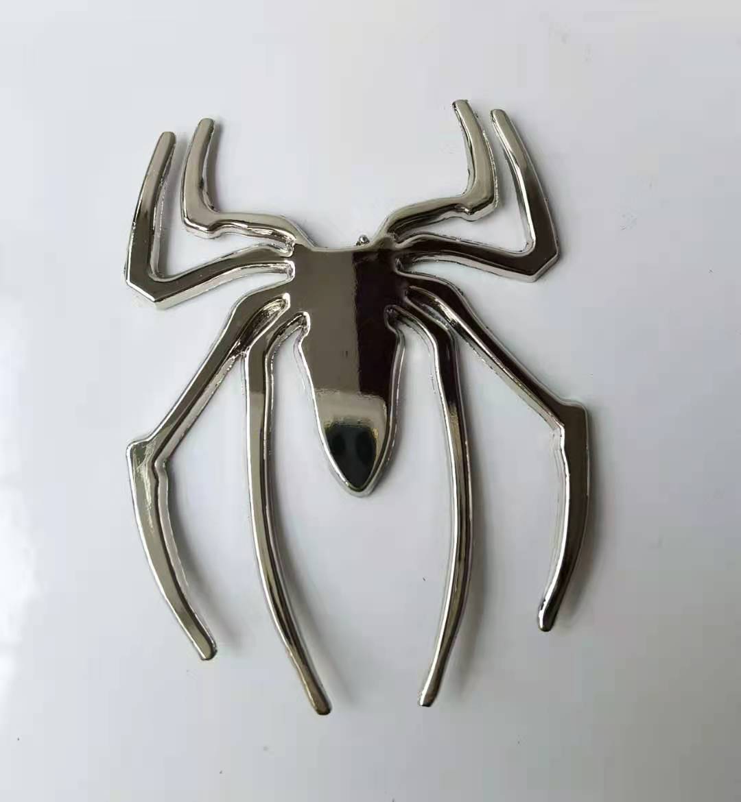 Three-dimensional Car Stickers Metal Spider Car Stickers Personalized Car Stickers Decorative Stickers A-1563