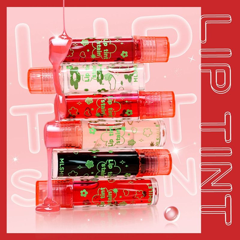MLSMILE Ball Non-stick Cup Lip Dye Liquid Lip glaze Waterproof long-lasting easy color Lipstick Water Lip gloss transparent lip view 2