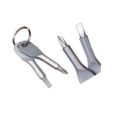 2pcs outdoor EDC portable multi-function tool with key ring screwdriver + Phillips screwdriver C-84-3