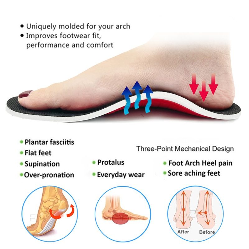 Advanced Flat Foot Correction Arch Correction Insole Arch Support Insole Gel Pad FZ-390