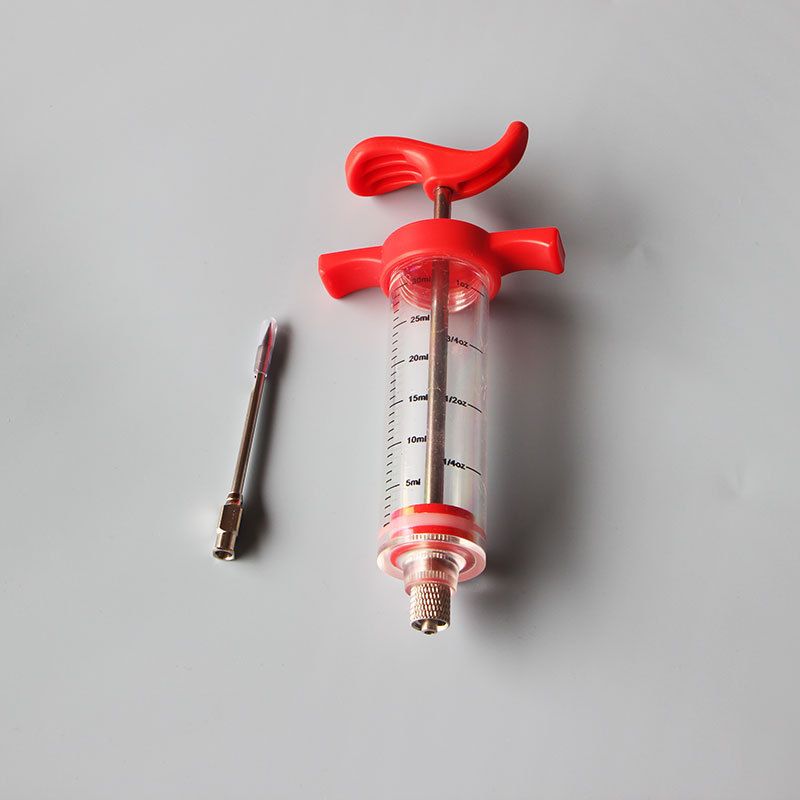 Steel Marinade Injector Needle For Barbecue Grill Flavor Turkey D4--4