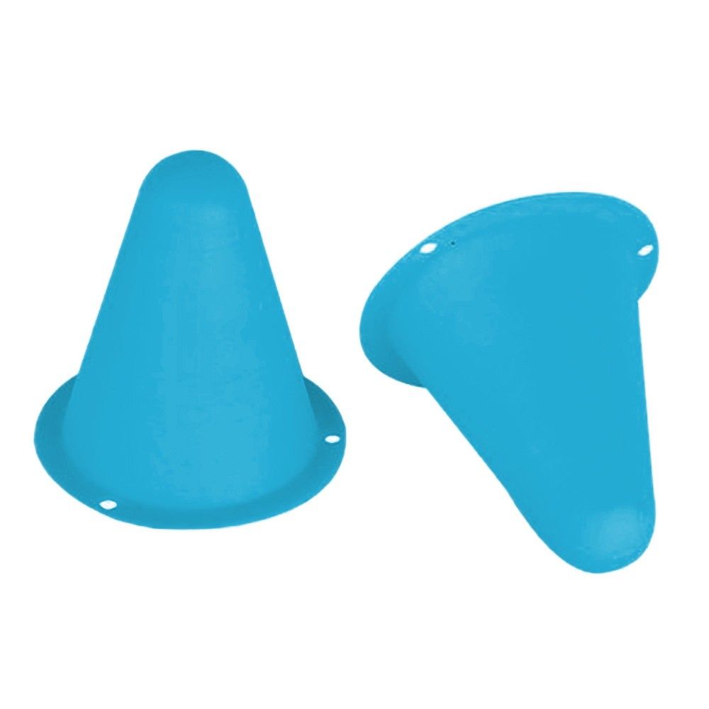 50Pcs Soccer Training Cones Plastic Roller Skating Bar Flag Cone, Football Practice Obstacle Marking Cone Sports Equipment E-873