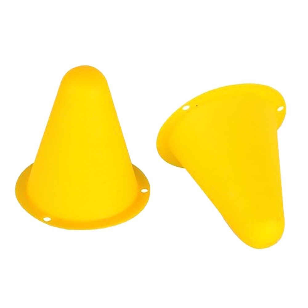 50Pcs Soccer Training Cones Plastic Roller Skating Bar Flag Cone, Football Practice Obstacle Marking Cone Sports Equipment E-873