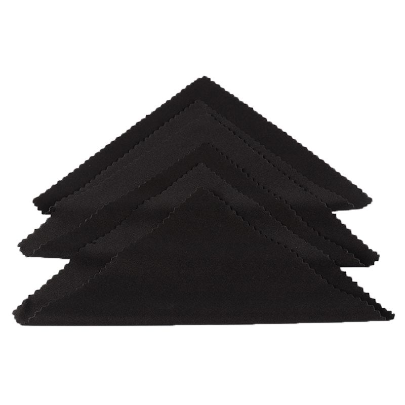 20pcs Black Microfiber Sunglasses Eyeglasses Cleaning Cloth 13*13cm Glasses Eyewear Clean Lens Cloth Accessories &E-946