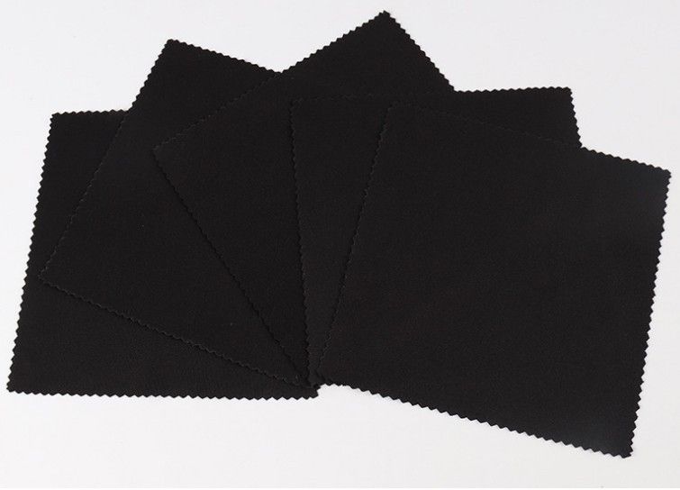20pcs Black Microfiber Sunglasses Eyeglasses Cleaning Cloth 13*13cm Glasses Eyewear Clean Lens Cloth Accessories &E-946