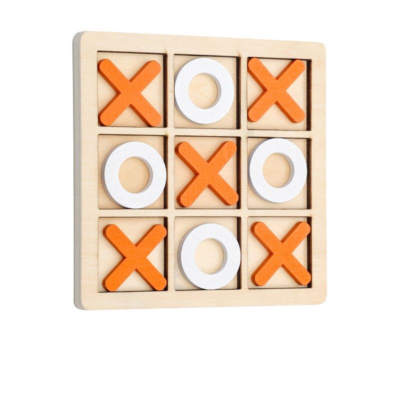 1p Montessori Wooden Toy Mini Chess Play Game Interaction Puzzle Training Brain Learing Early Educational Toys For Children Kids