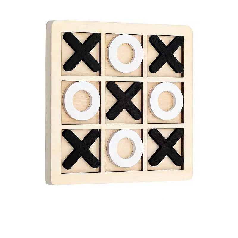 1p Montessori Wooden Toy Mini Chess Play Game Interaction Puzzle Training Brain Learing Early Educational Toys For Children Kids