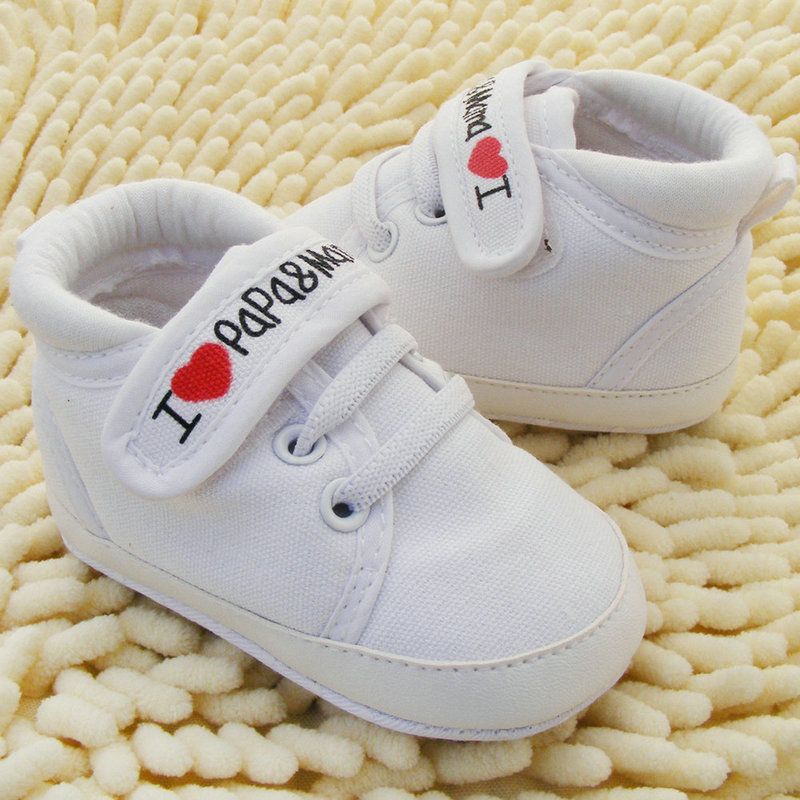 0-12M Toddler Newborn Shoes Baby Infant Kids Boy Girl Soft Sole Canvas Sneaker
