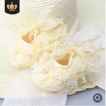 Newborn Baby Princess Girls Shoes Sandals Infant Toddler Crib Prewalker鞋-3