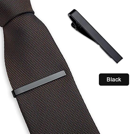 Men's tie clip Classic tie clip silver gold black tie clip suitable for wedding anniversary business and daily life  A-841