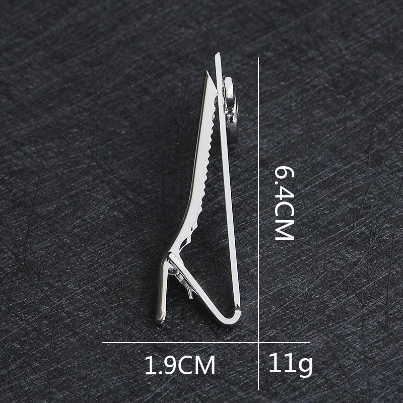 Men's tie clip Classic tie clip silver gold black tie clip suitable for wedding anniversary business and daily life  A-841