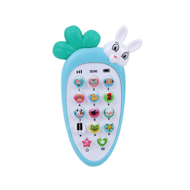 1pc Kid Cartoon Mobile Phone Electronic Toy Cute Telephone Educational Learning Toys Music Sound Machine Baby Infant Gift